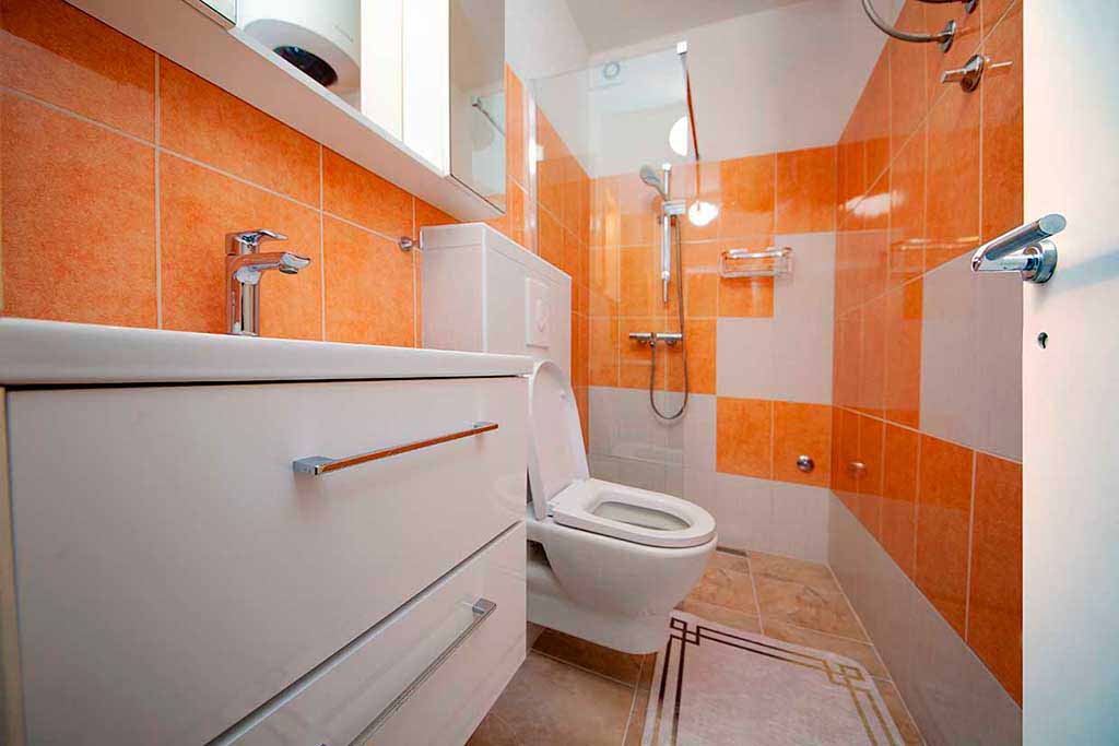 Łazienka z prysznicem, Chorwacja Wakacje prywatne, Apartament Bruno A6 / 12