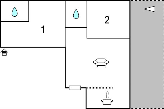 Tlocrt apartmana - Apartman Ivan A4 / 18