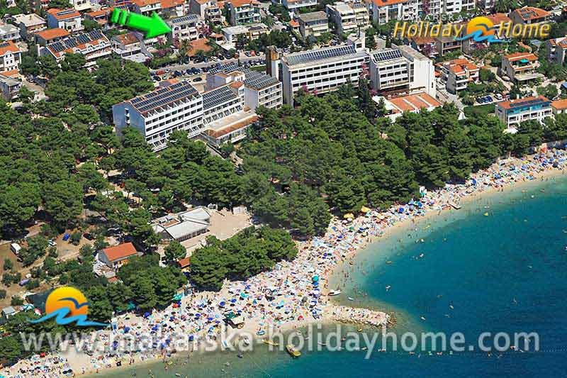 Makarska apartmani s bazenim - Apartmani Kovačić app1 /  01