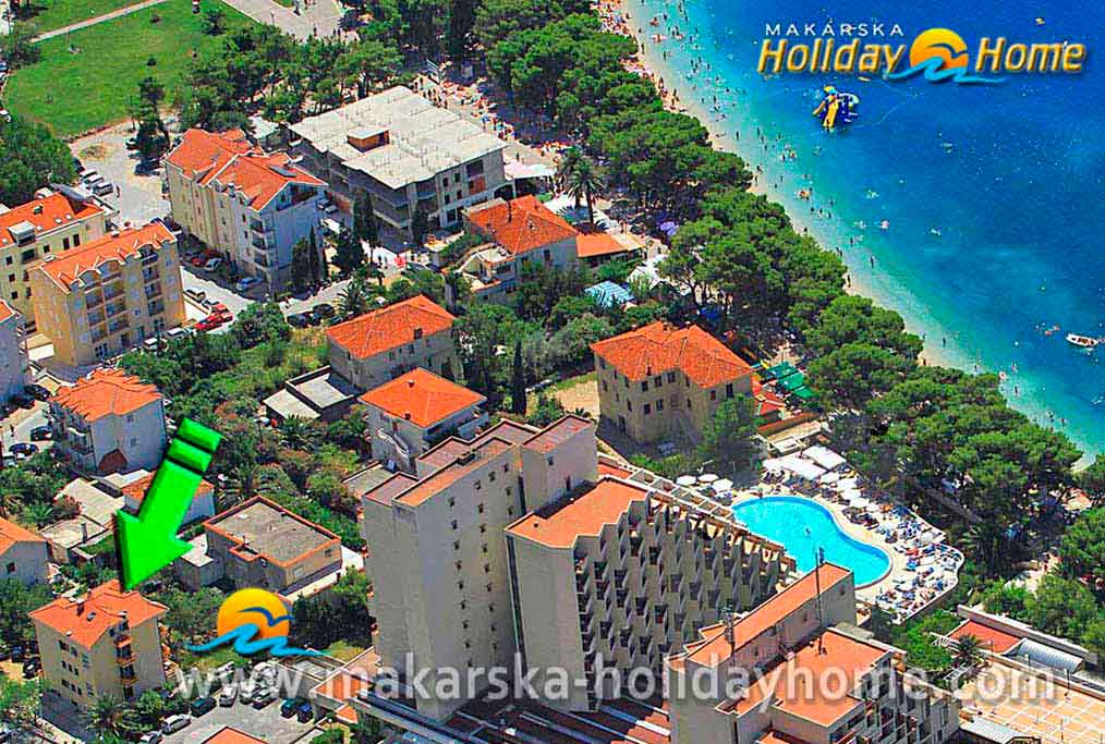 Chorwacja Makarska apartamenty przy plaży - Apartament Milka A1  / 01