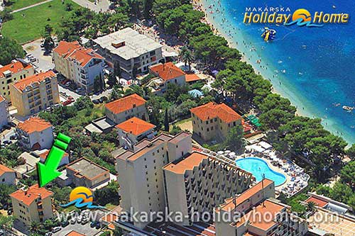 Makarska Chorwacja, Apartamenty dla 6 osób - Apartament Milka A5