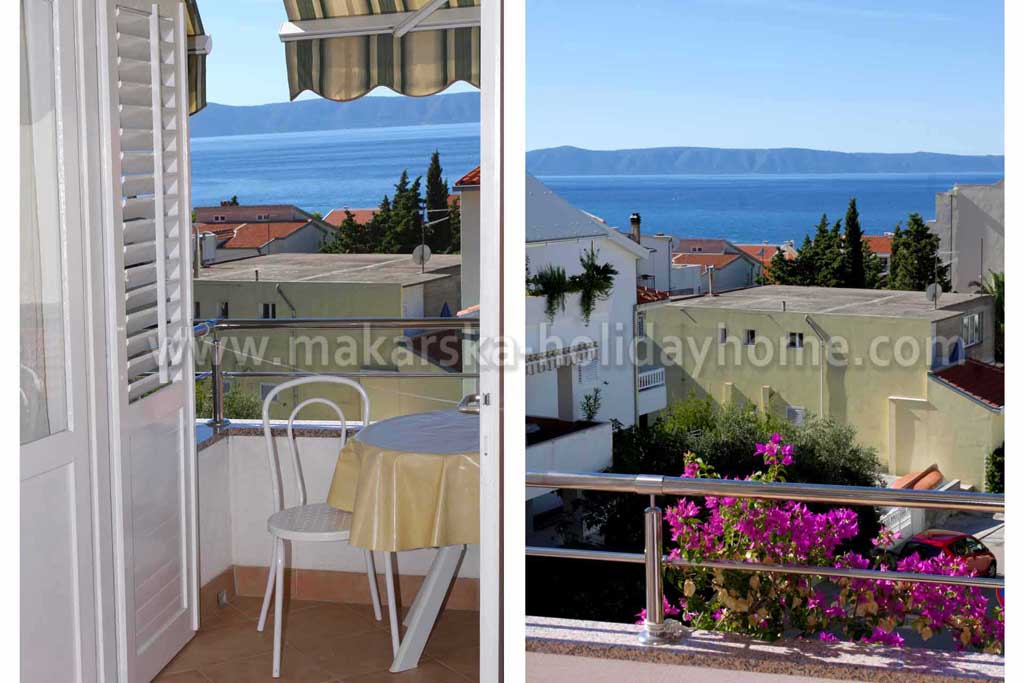 Makarska rivijera apartmani, balkon - Apartman Rose A1 / 05