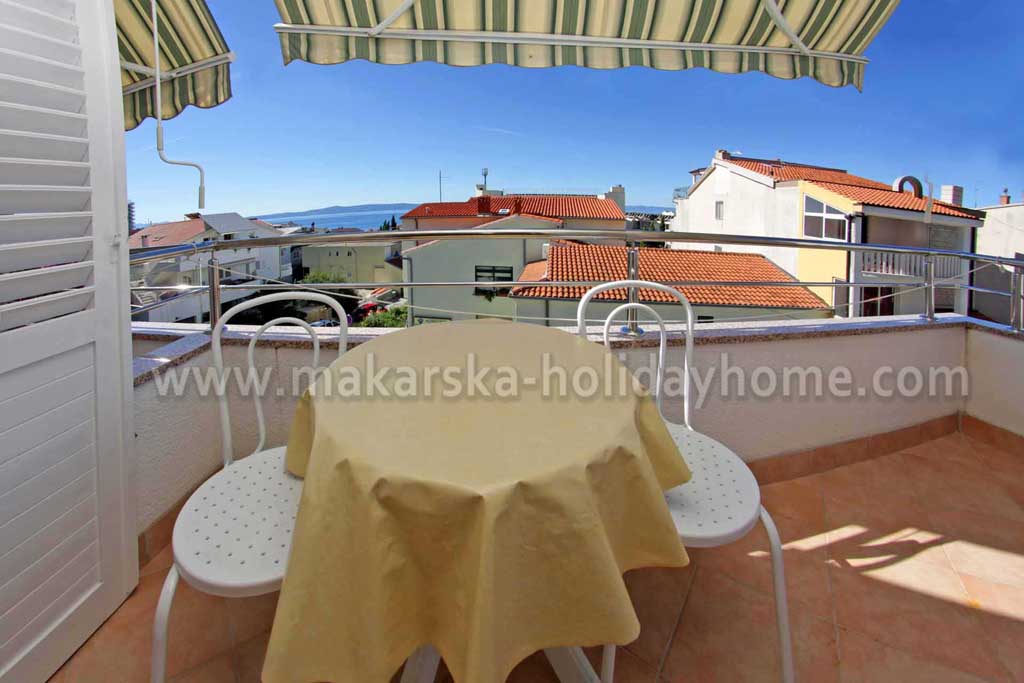 Apartamenty Makarska dla 4 osób, balcony Apartament Rose A1 / 10