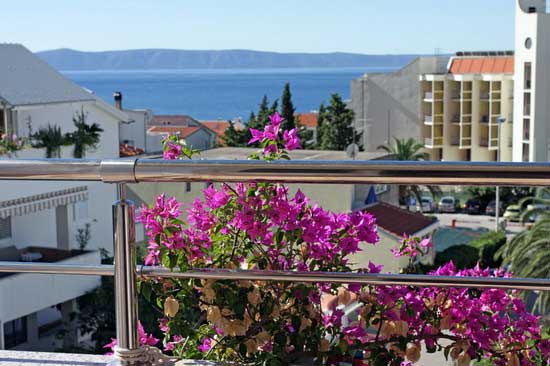 Booking apartments in Makarska for 2 persons-Apartment Rose A2