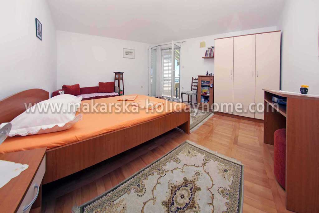 Makarska apartmani blizu plaže, balkon Apartman Rose A2 / 12