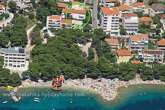 Makarska leiligheter nær stranden