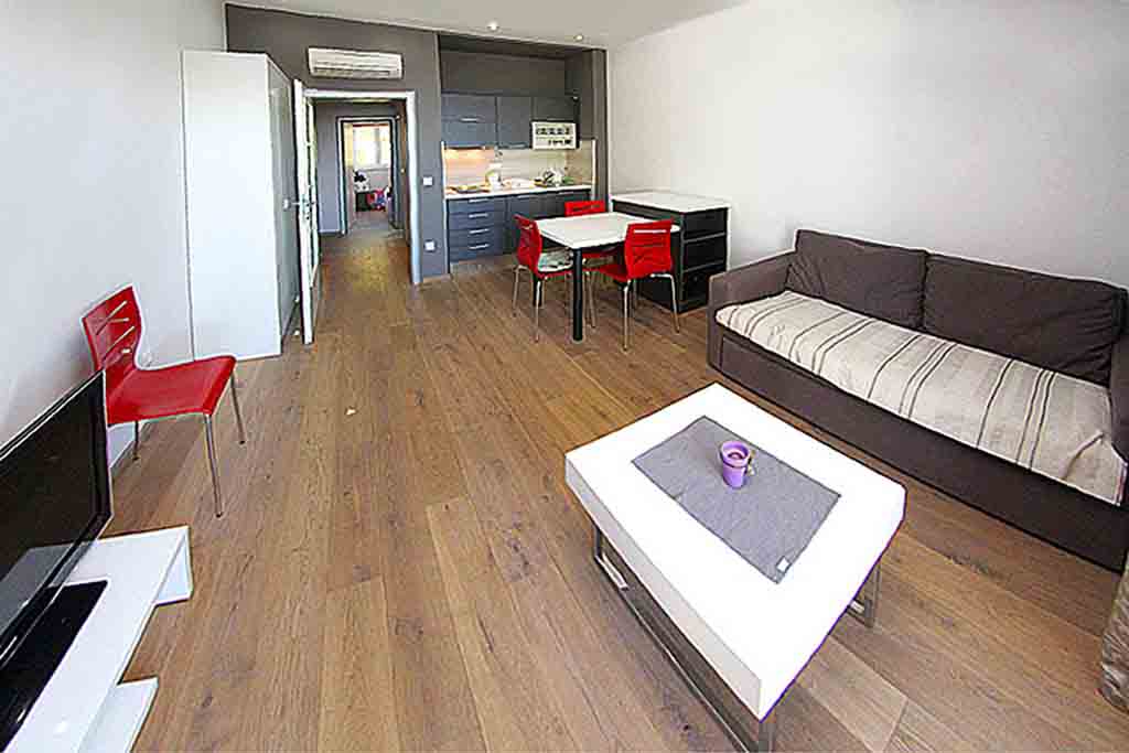 Гостиная в квартире, Апартамент Кесара А4 / 04