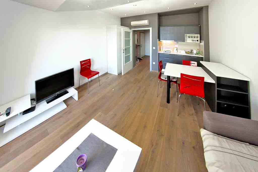 Место для общения, Гостиная в квартире, Апартамент Кесара А4 / 05