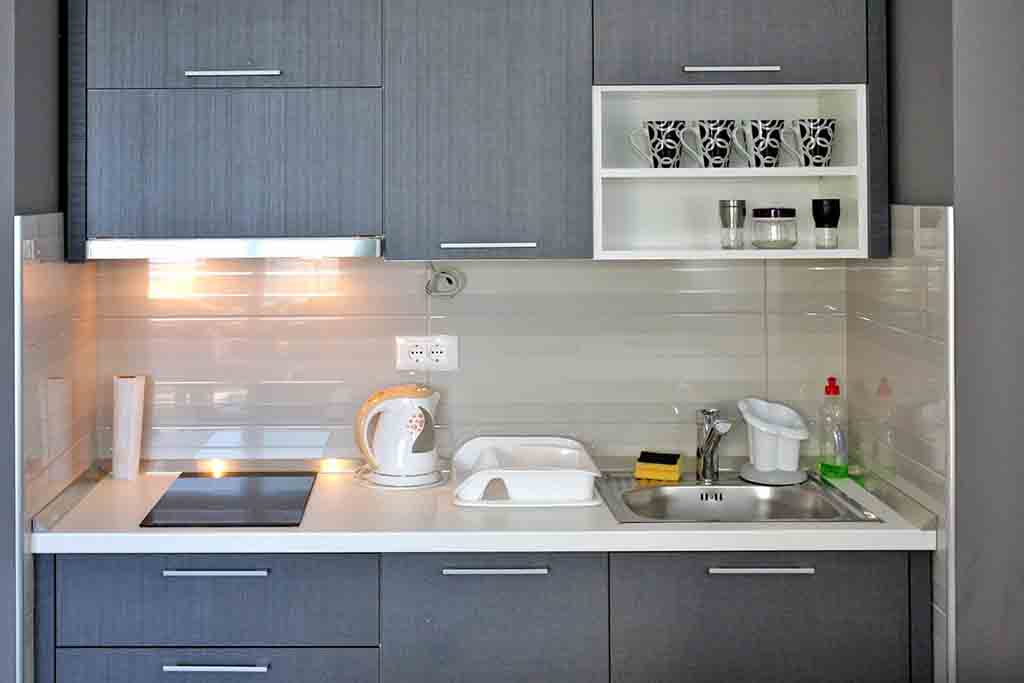 Отворена кухня в квартире, Апартамент Кесара А4 / 12