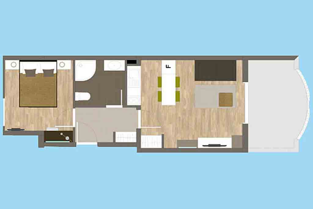 Tlocrt apartmana - Apartman Kesara A4 / 20