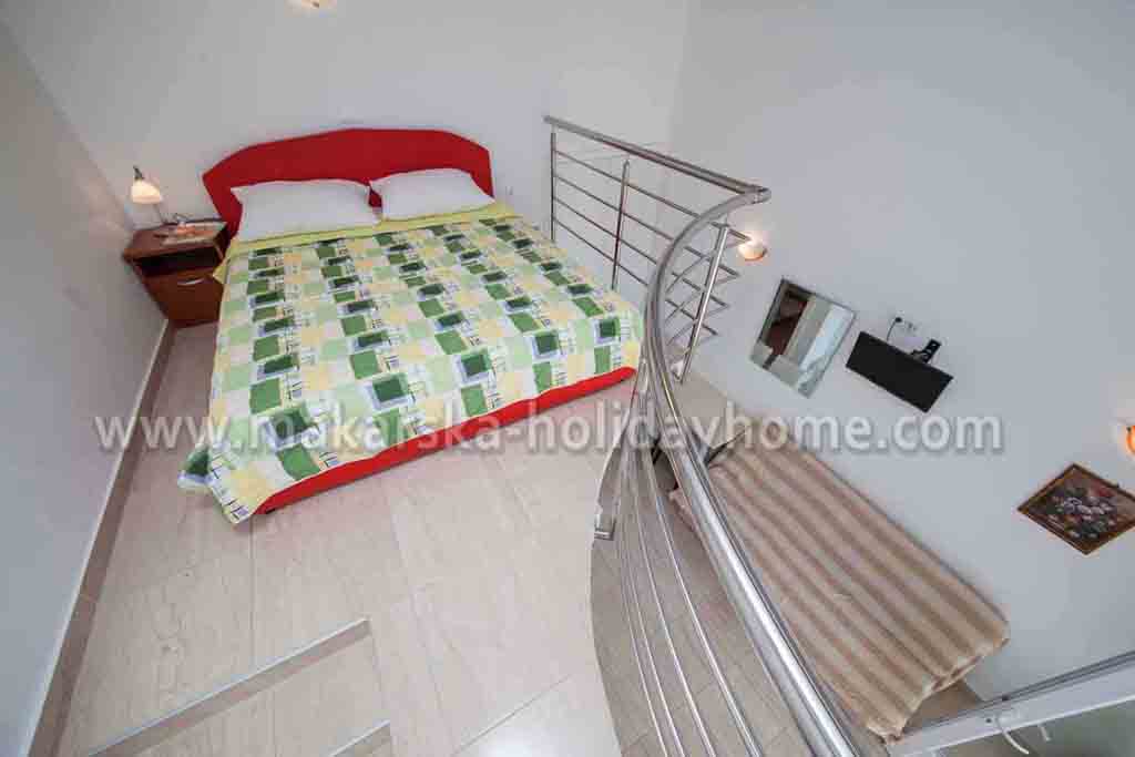 Offenes Schlafzimmer auf dem Boden - Appartement Boris A1 / 12