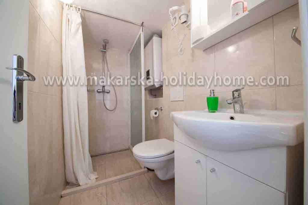 Ferienwohnung Podgora, Bad - Appartement Boris A1 / 18