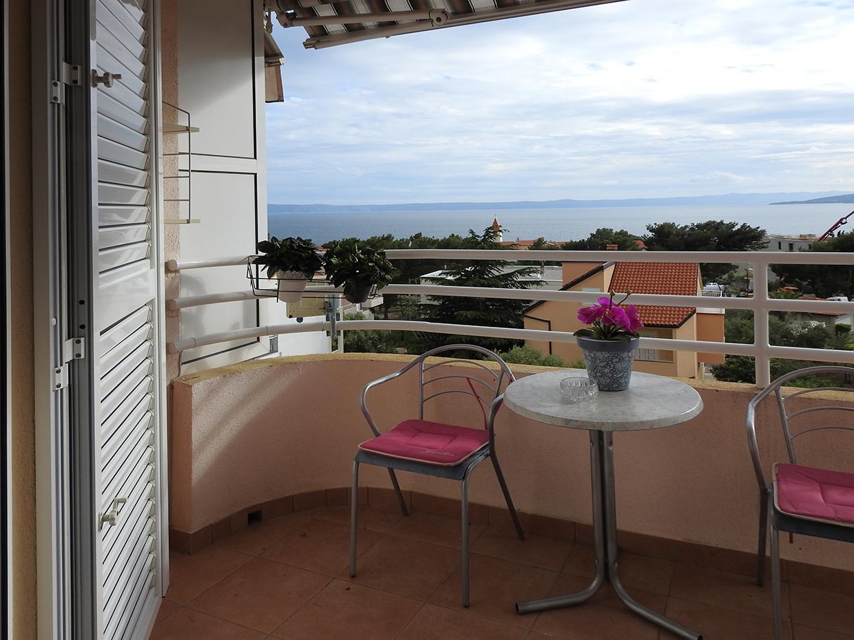 Balcony with sea view - Apartment Marina / 06