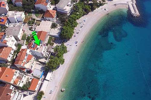 Chorwacja plaża Tučepi - Zdjęcie, Apartament Antonela