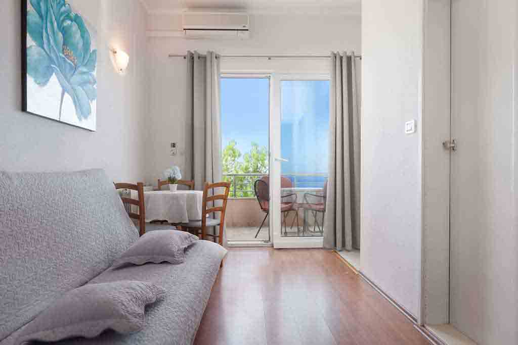 Resor till Kroatien, Tučepi, Lägenhet Lucija A1, Bild i vardagsrummet