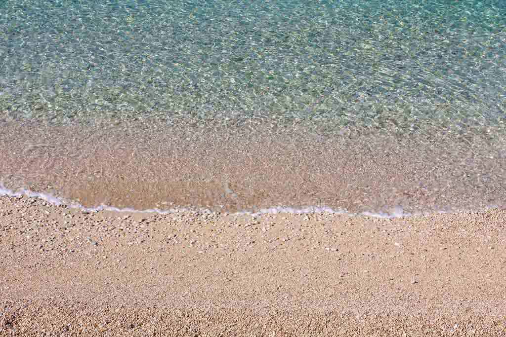 Leiligheter Tučepi på stranden, Leilighet Lucija A1, Strand sand og sjø