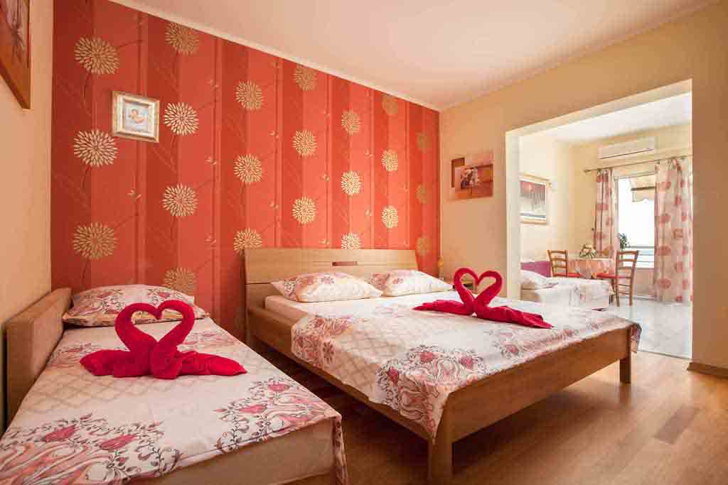 Kroatia leiligheter for familier med barn, Leilighet Lucija A2, Visning i rommet 1