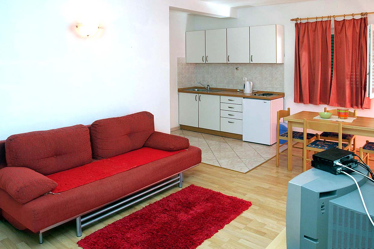 Kuchnia i jadalnia w mieszkaniu, Apartament Ivo A2 / 02