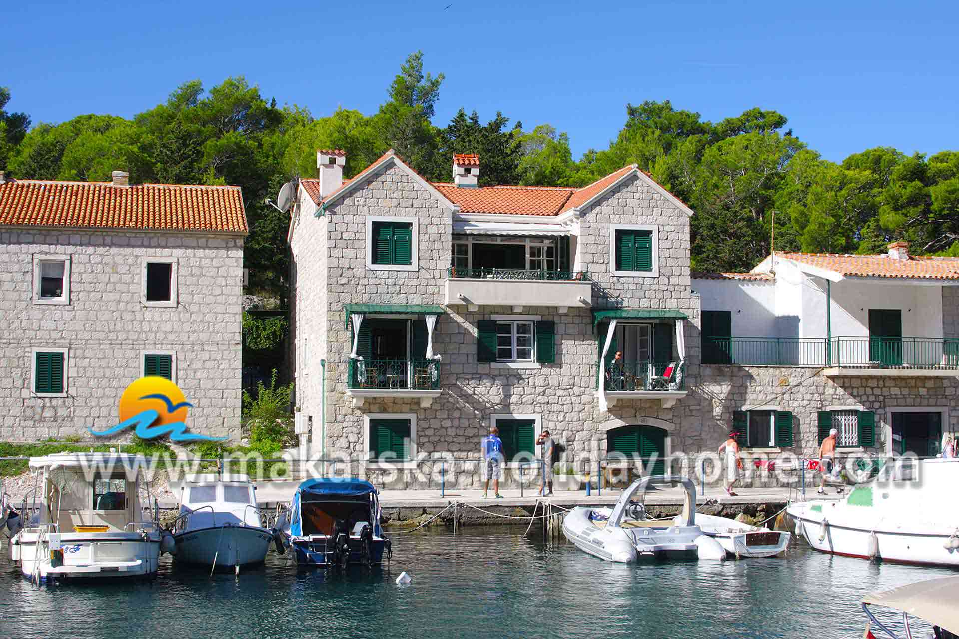 Ferienhaus Kroatien direkt am Meer - Ferienwohnung St. Peter A3 / 07