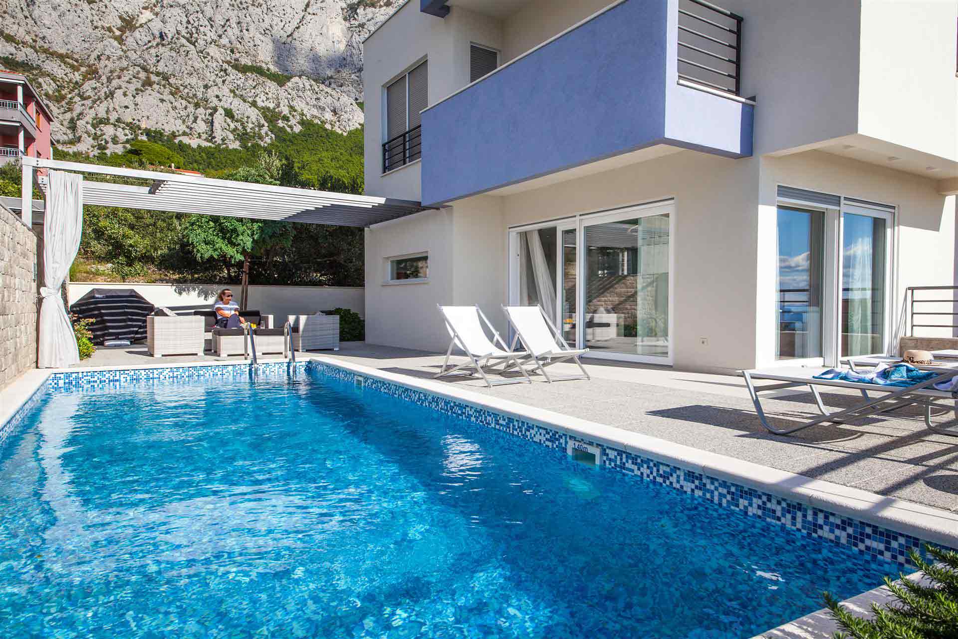 Boende Kroatien - Hyra Villa med Pool Makarska - Villa Great Hill 1 / 08