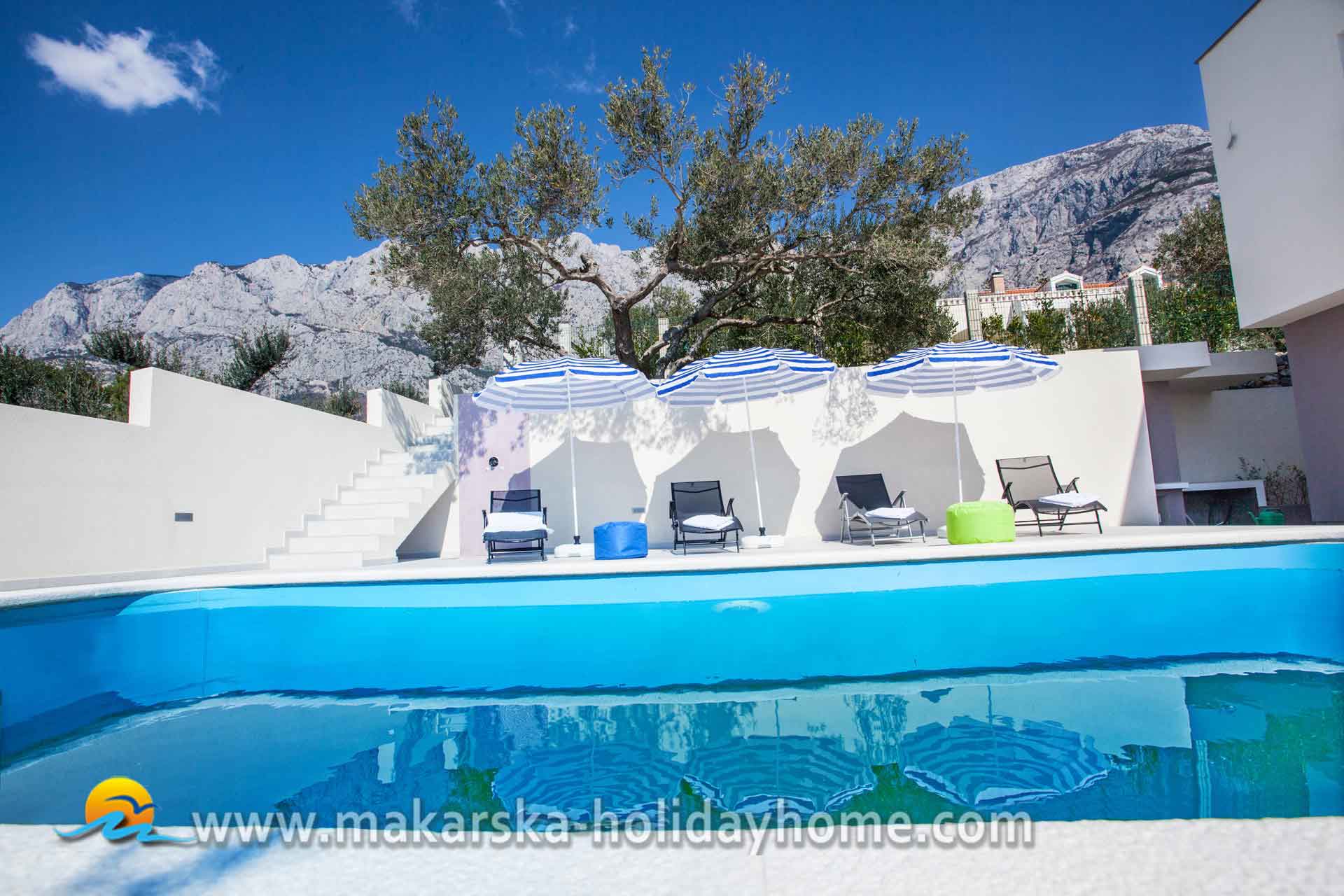 Makarska Kroatien - Ferienhaus mit Pool - Villa Silva / 03