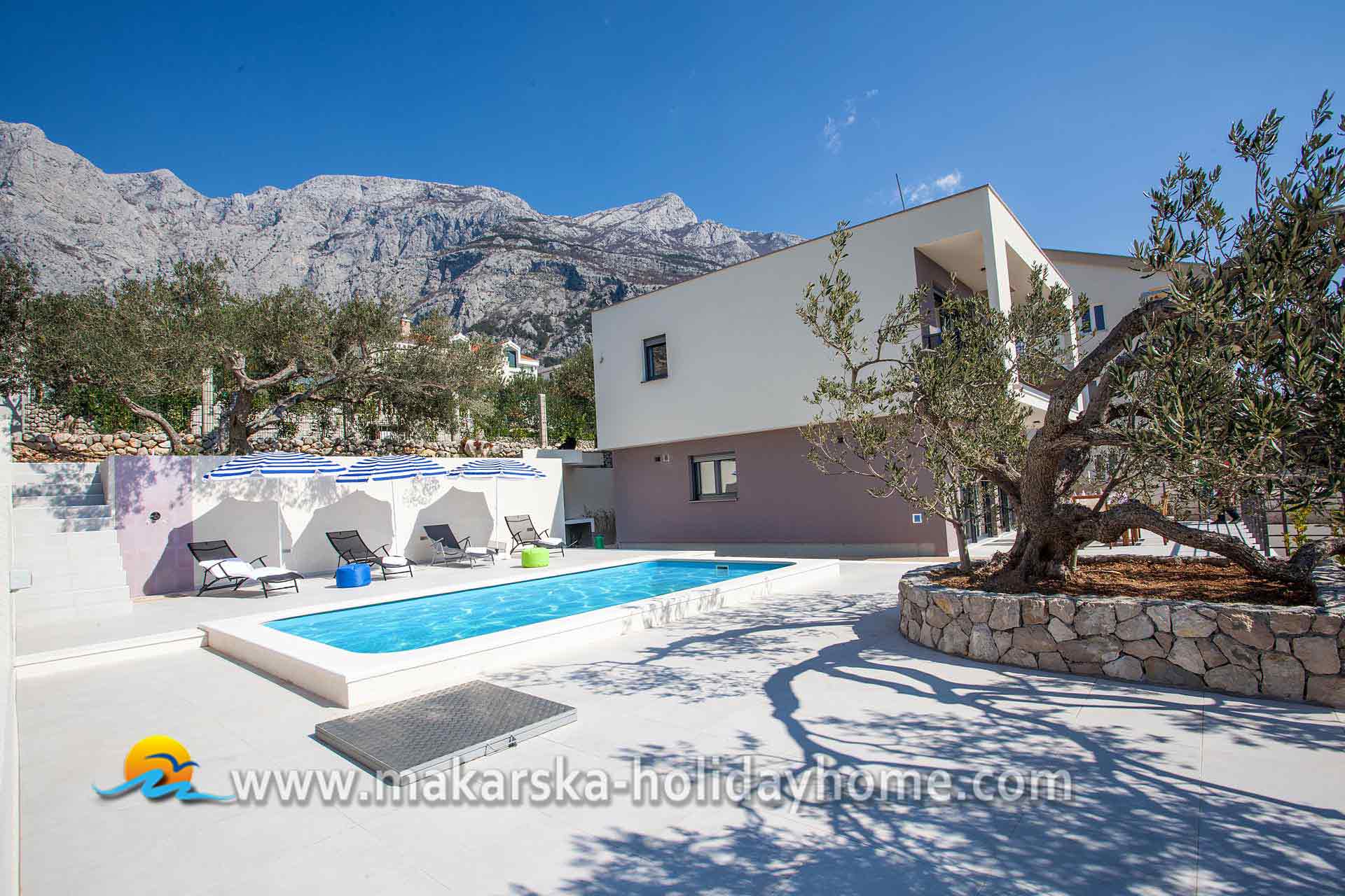 Makarska Kroatien - Ferienhaus mit Pool - Villa Silva / 05