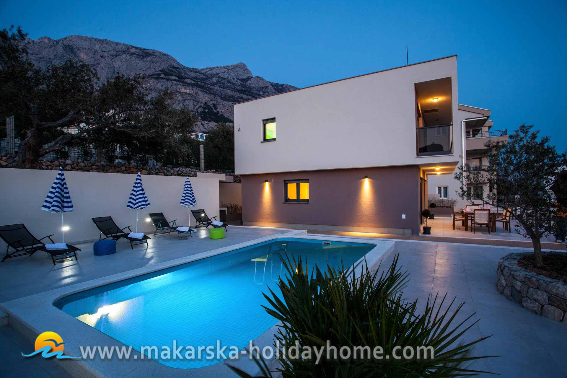 Makarska Kroatien - Ferienhaus mit Pool - Villa Silva / 54