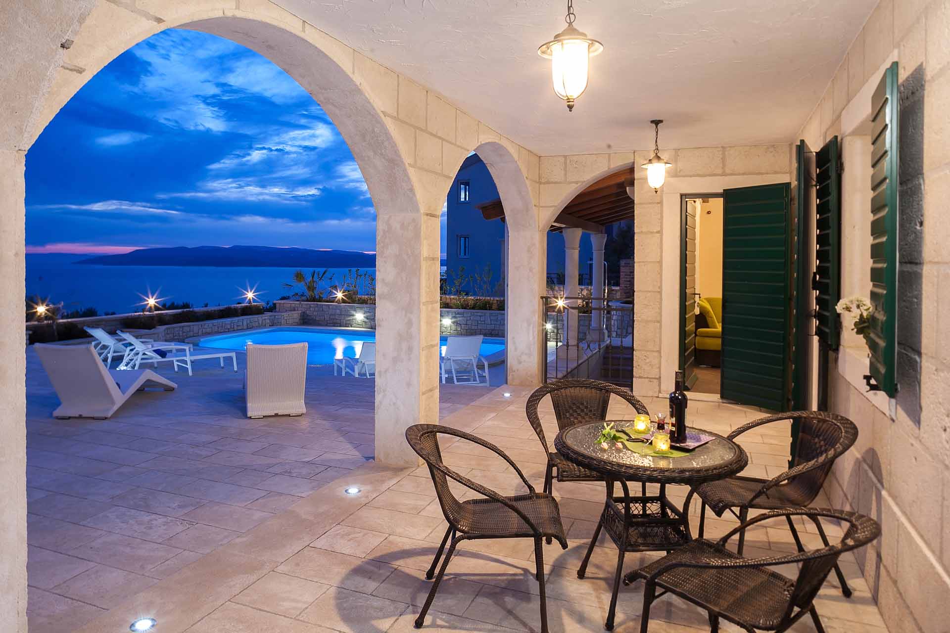 Luxus-Ferienhaus Kroatien mit Pool - Makarska Villa Srzic 1 / 59