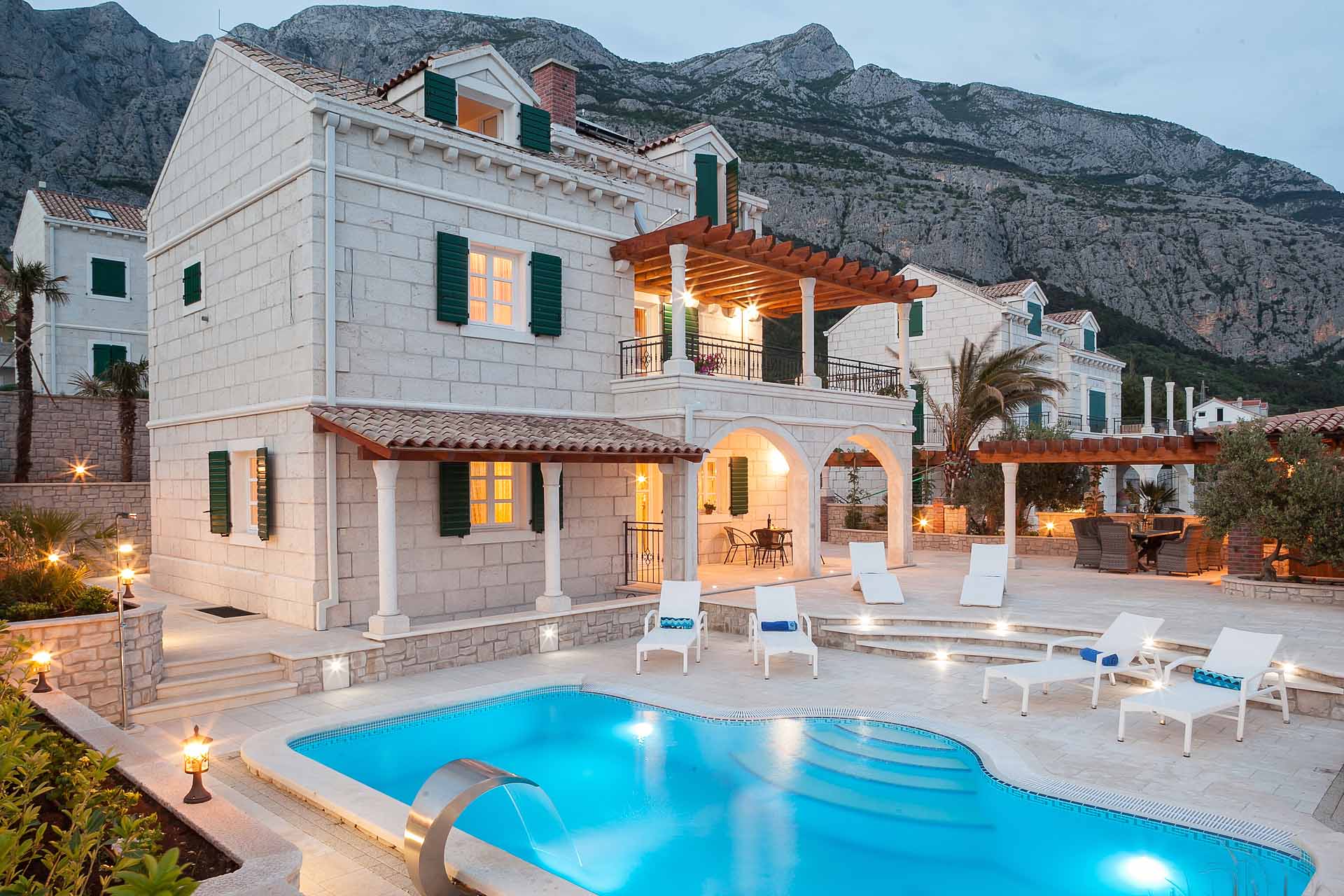 Luxus-Ferienhaus Kroatien mit Pool - Makarska Villa Srzic 1 / 63