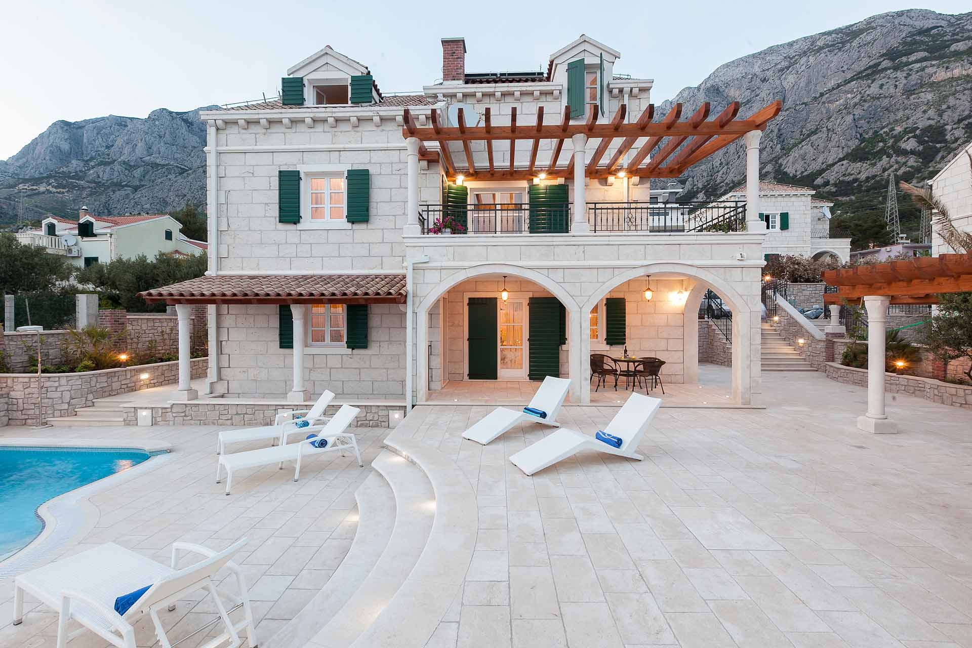 Luxus-Ferienhaus Kroatien mit Pool - Makarska Villa Srzic 1 / 66