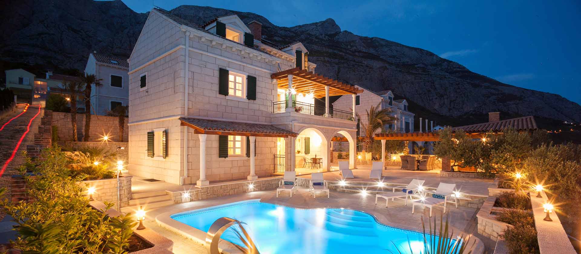 Luxus-Ferienhaus Kroatien mit Pool - Makarska Villa Srzic 1 / 68