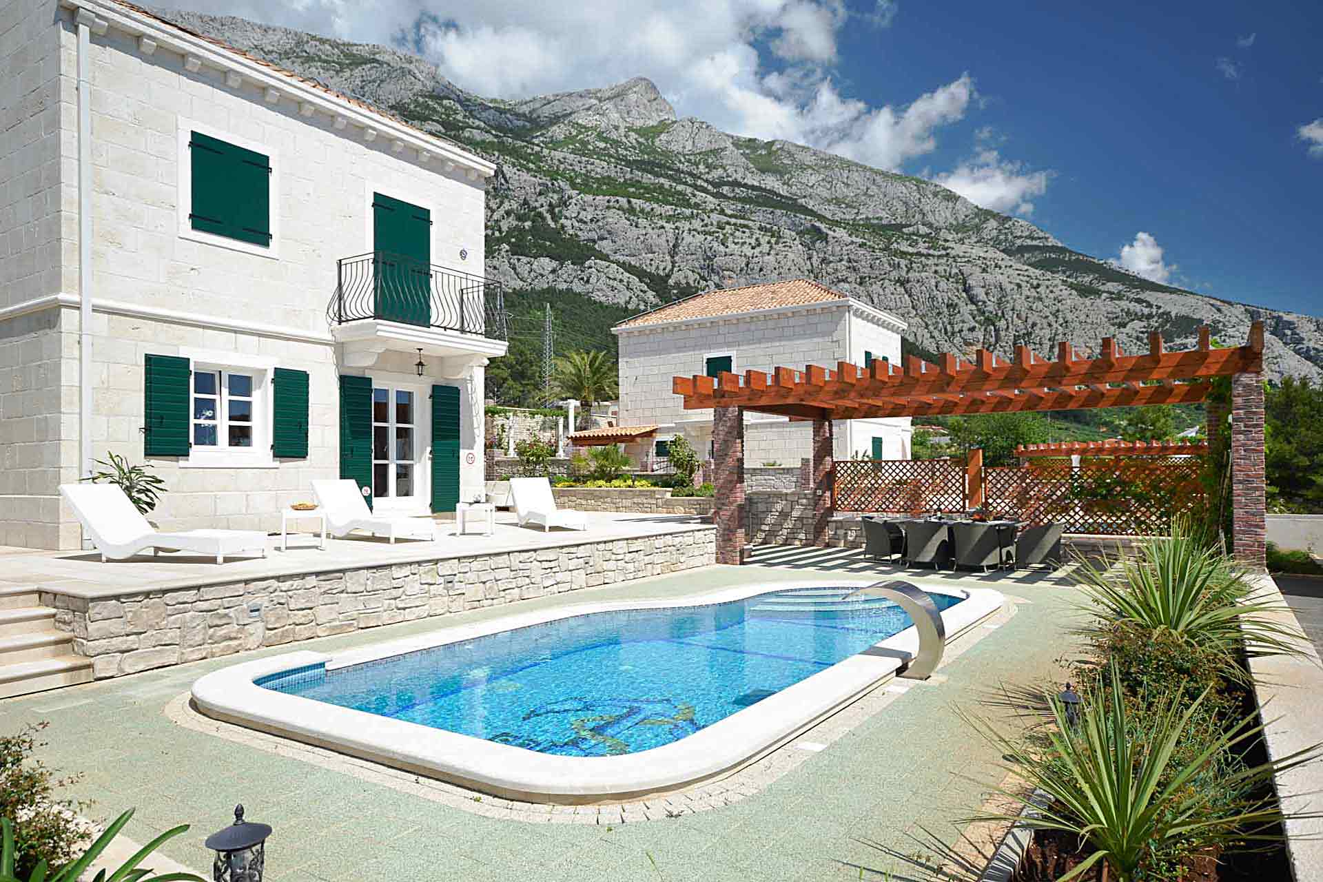 Makarska Kroatien - Ferienhaus mit Pool - Villa Srzic 3 / 01