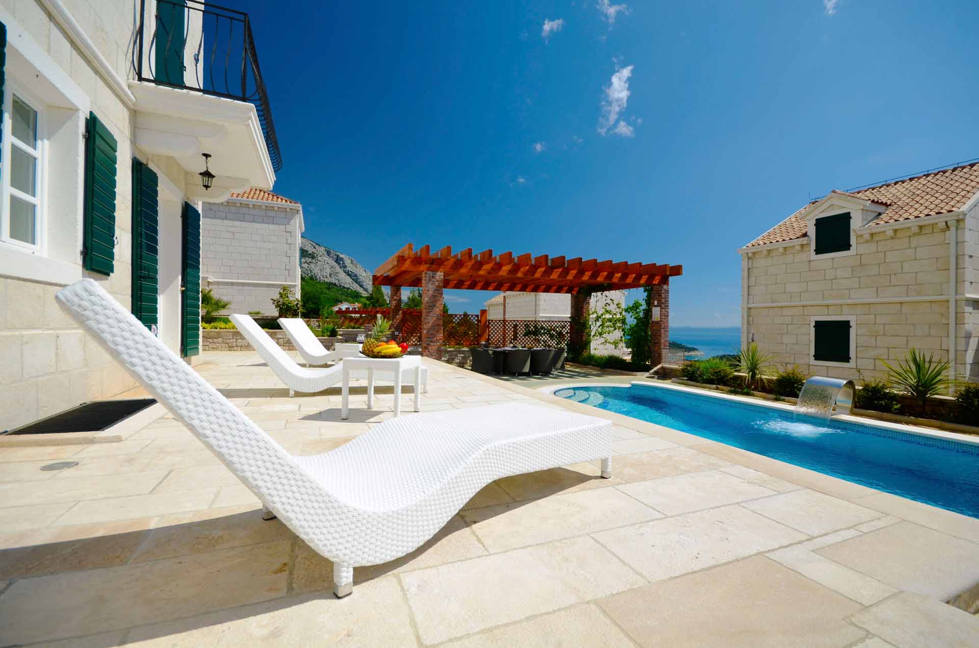 Makarska Kroatien - Ferienhaus mit Pool - Villa Srzic 3 / 04