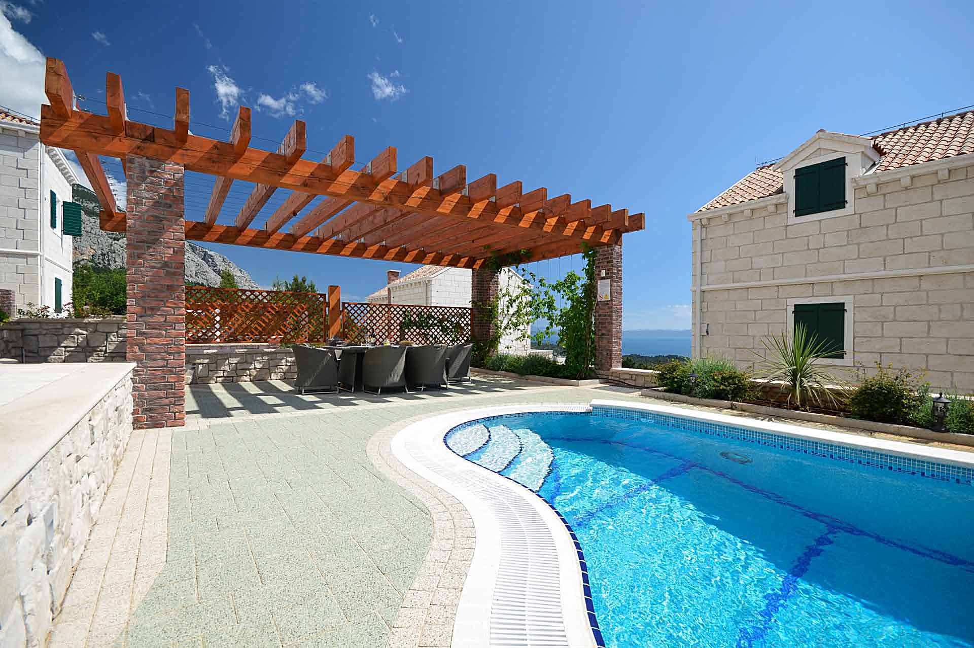 Makarska Kroatien - Ferienhaus mit Pool - Villa Srzic 3 / 05