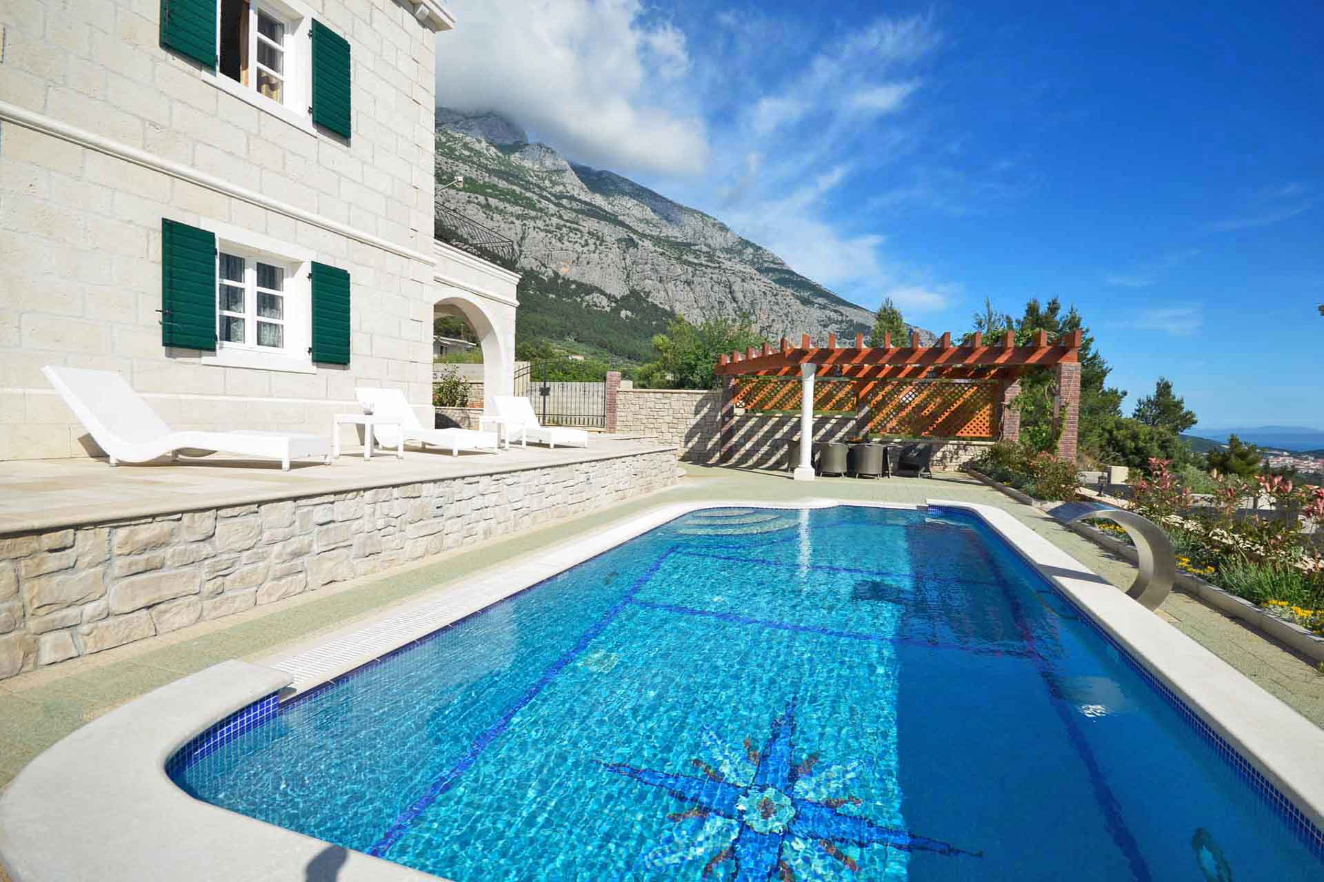 Makarska Kroatien - Ferienhaus mit Pool - Villa Srzic 4 / 05