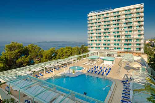 Отель Макарска рядом с пляжем - Hotel Dalmacija Sunny