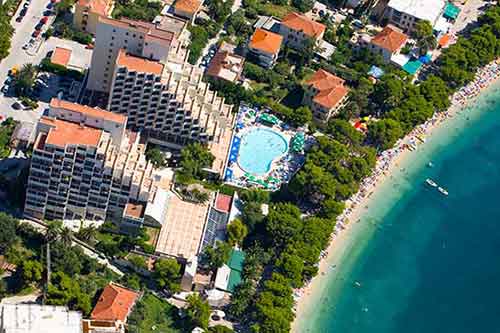 Makarska beach hotels - Hotell Meteor