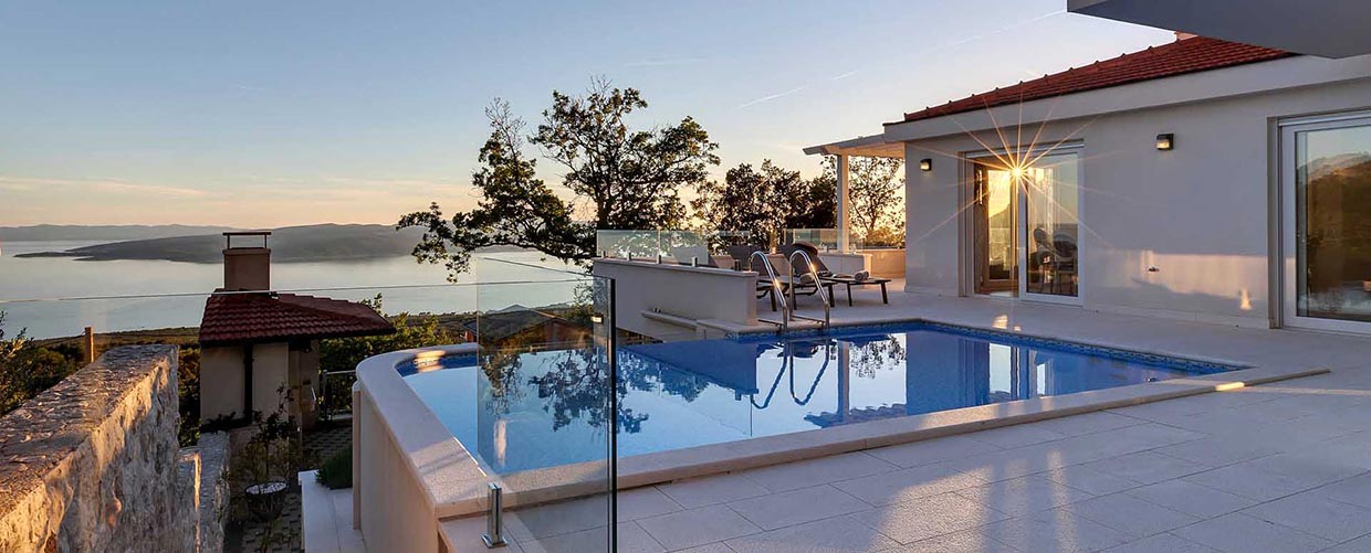 Ferienhäuser mit privatem Pool in Kroatien - Villa Ines Baska Voda