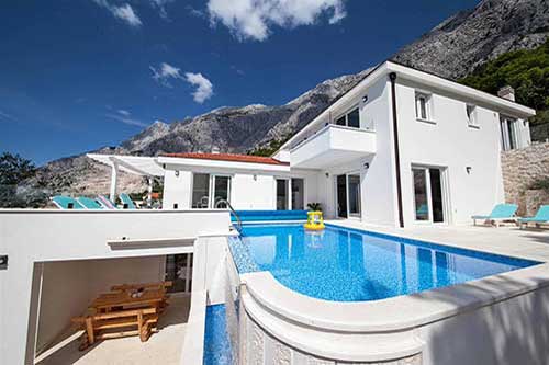 Baška Voda Ferienhaus mit Pool für 10 Personen - Vila Ines