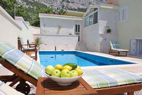 Ferienhaus Baska Voda mit privatem Pool - Villa Stipe