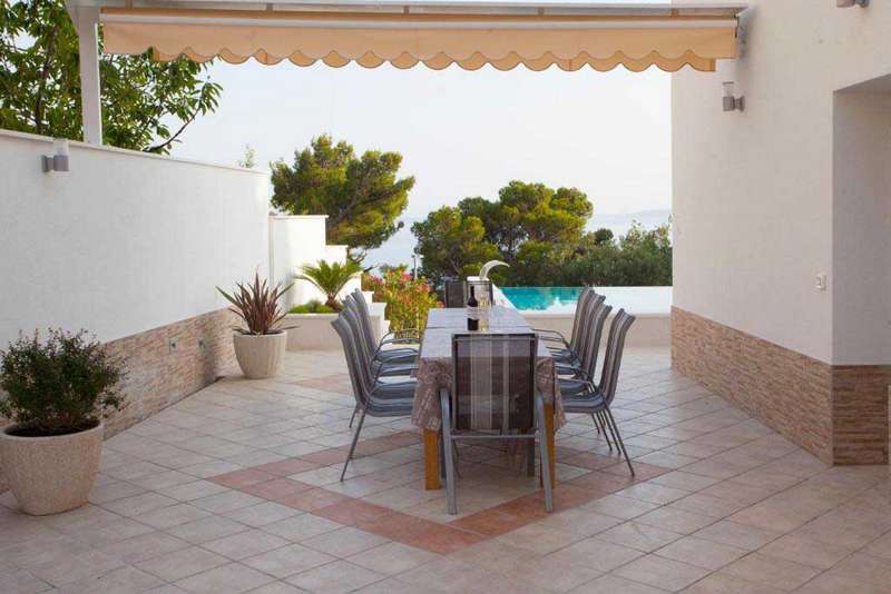 Villa Brela, terrasse - Villa Brzica Brela / 13