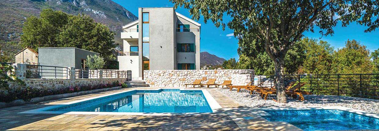 Ferienhaus mit Pool in der dalmatinischen Zagora - Villa Rastovac