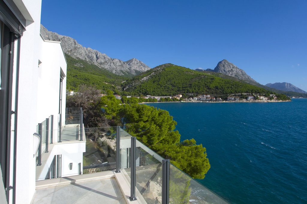 Meerblick von der Ferienhaus Drvenik mit Pool - Villa Dario / 36