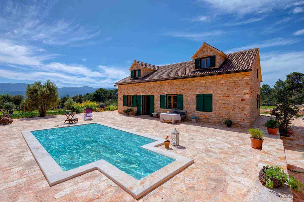 Insel Hvar Ferienhaus mit Pool - Villa Harpocrates / 02