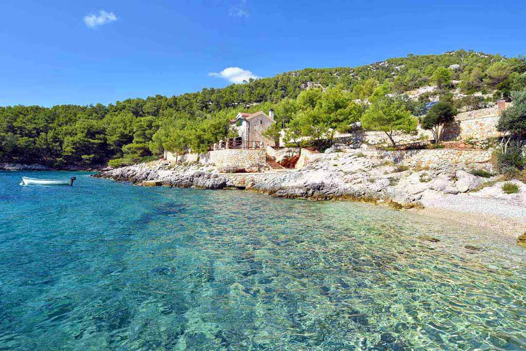Hvar Kroatien hus på stranden, Villa Rubin / 04