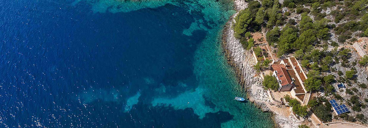 Robinson hus øy Hvar - Feriehus Rubin