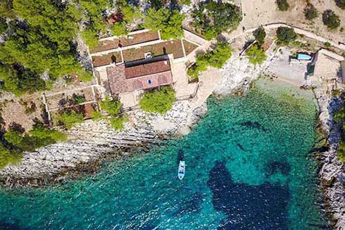 Hvar Kroatien, Ferienhaus direkt am Meer - Villa Rubin