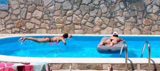 Ferienhaus mit Pool Makarska Kroatien - Villa Art