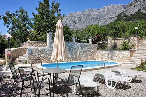 Makarska Ferienhaus mit Pool miete - Vila Art