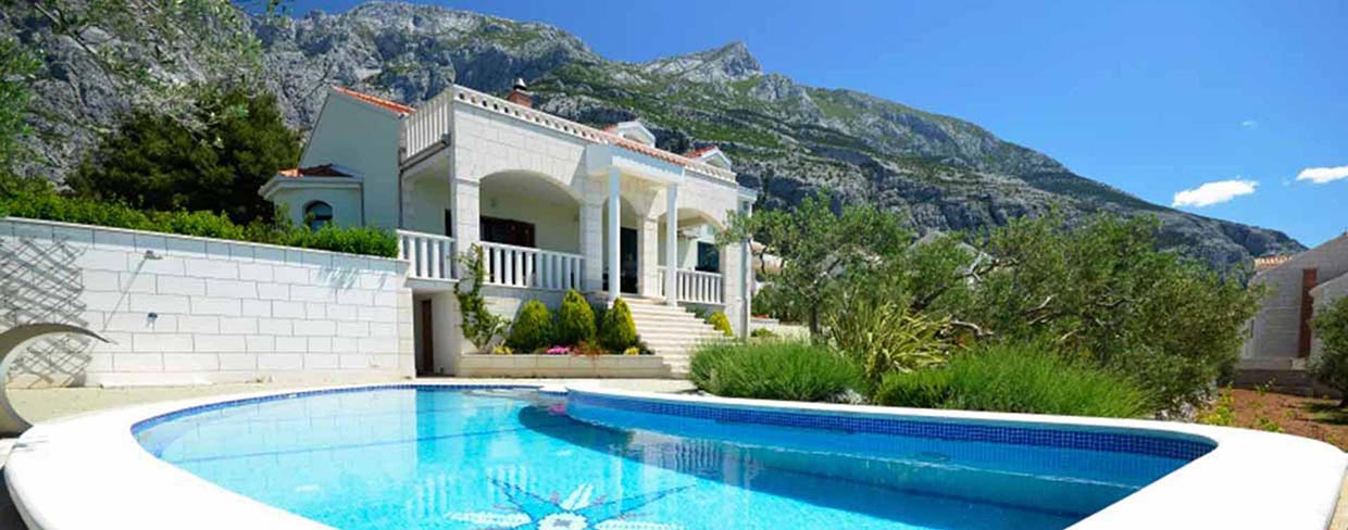 Vile s bazenom Hrvatska - Makarska vile za 10 osoba - Villa Damir